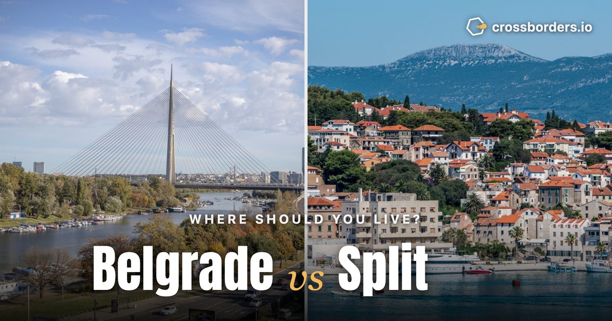 Belgrade vs Split — side-by-side city comparison