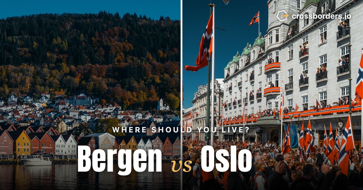 Bergen vs Oslo — side-by-side city comparison