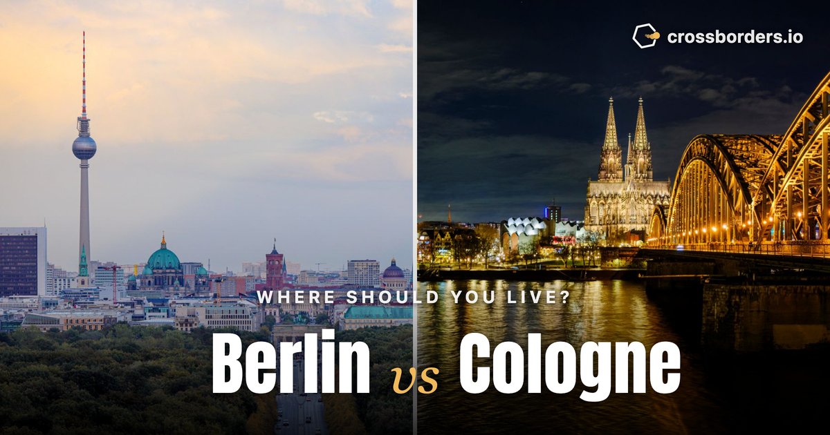 Berlin vs Cologne — side-by-side city comparison