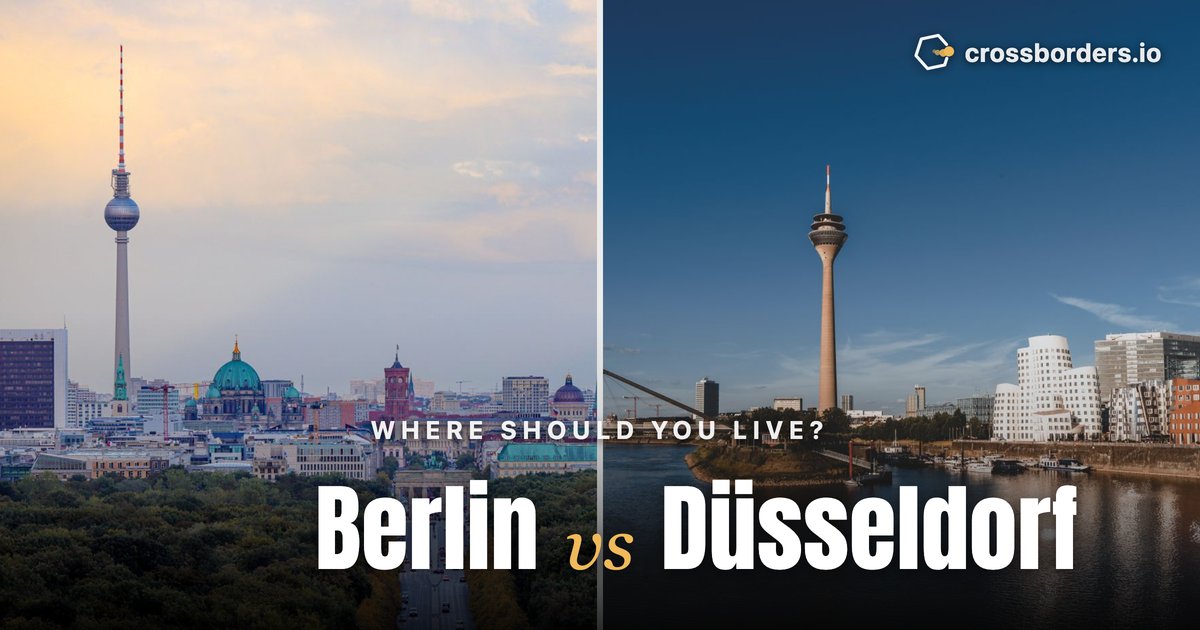 Berlin vs Düsseldorf — side-by-side city comparison