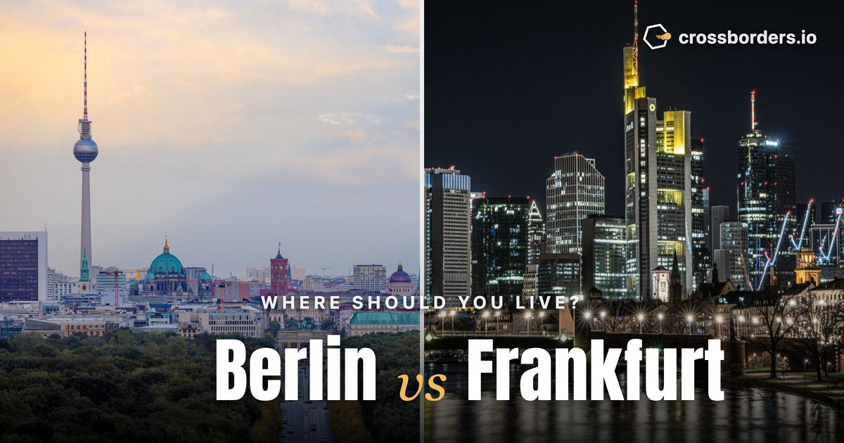 Berlin vs Frankfurt — side-by-side city comparison