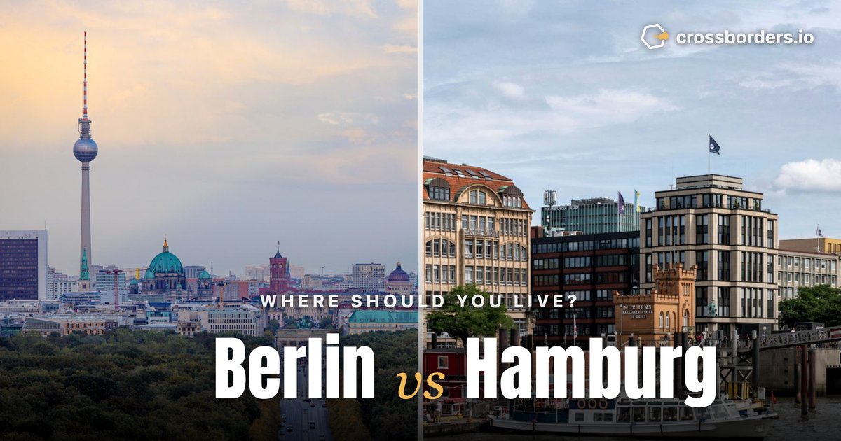 Berlin vs Hamburg — side-by-side city comparison