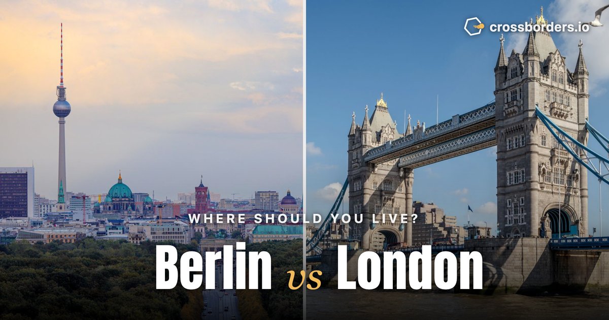 Berlin vs London — side-by-side city comparison