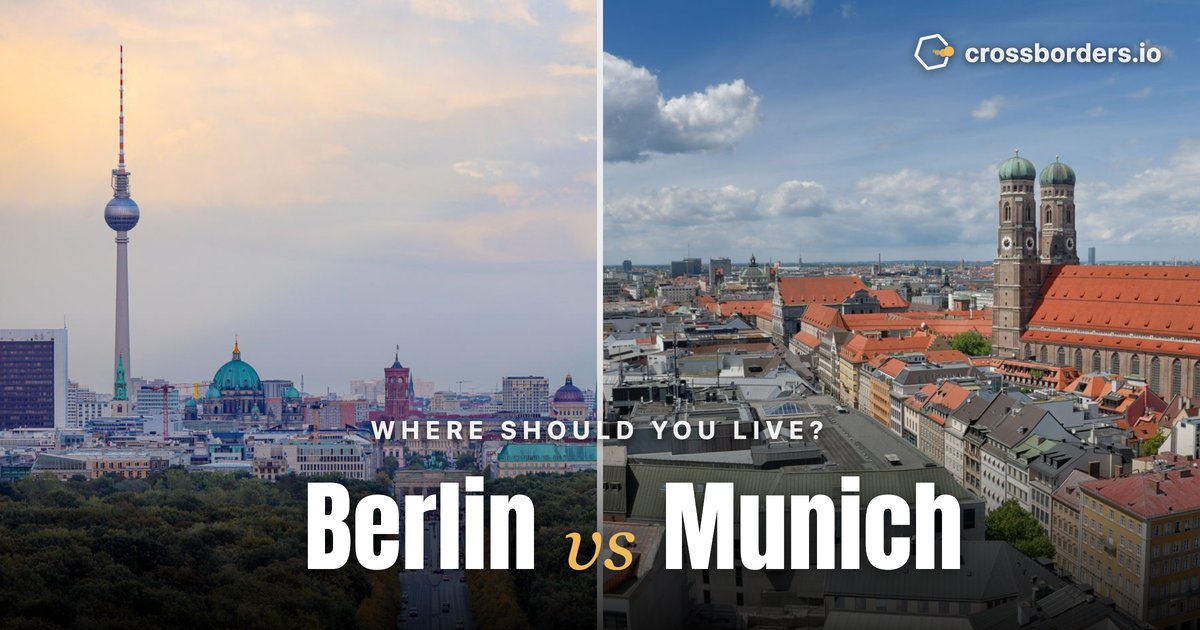 Berlin vs Munich — side-by-side city comparison