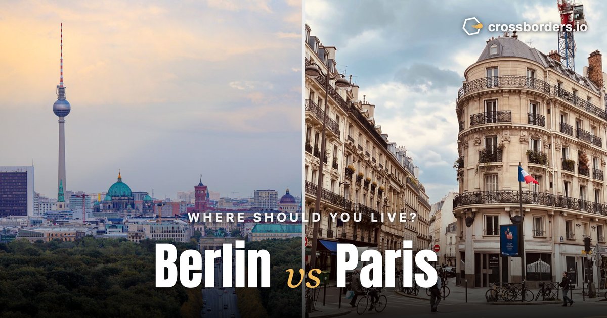 Berlin vs Paris — side-by-side city comparison