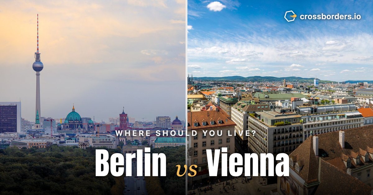 Berlin vs Vienna — side-by-side city comparison