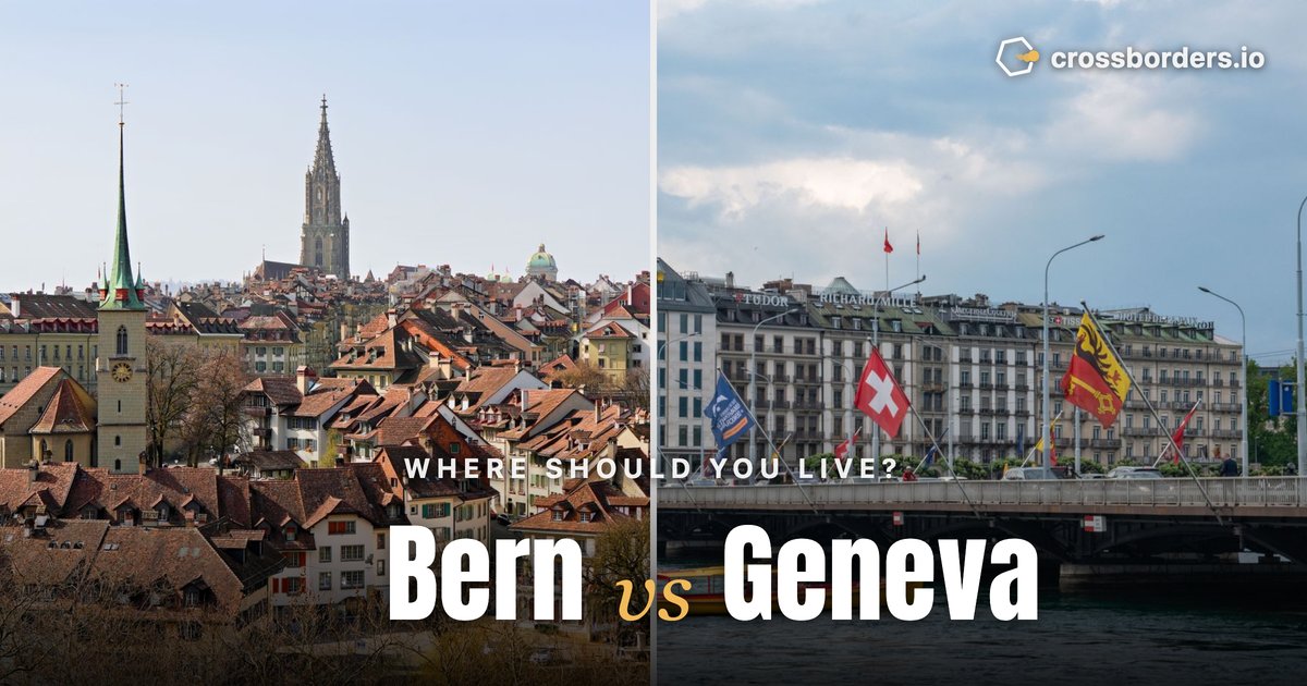 Bern vs Geneva — side-by-side city comparison