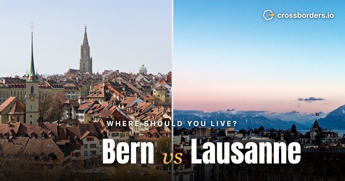 Bern vs Lausanne — side-by-side city comparison
