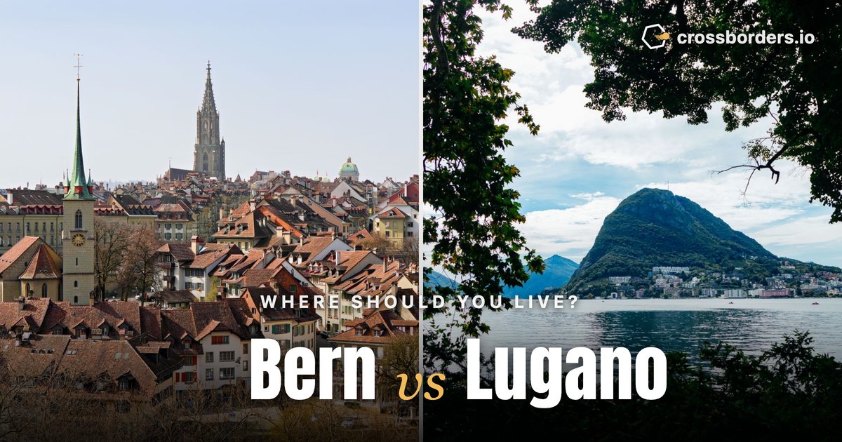 Bern vs Lugano — side-by-side city comparison