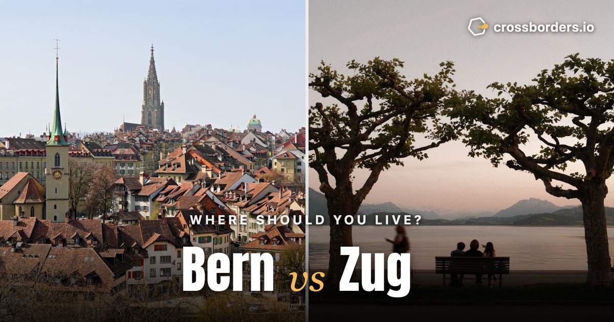 Bern vs Zug — side-by-side city comparison