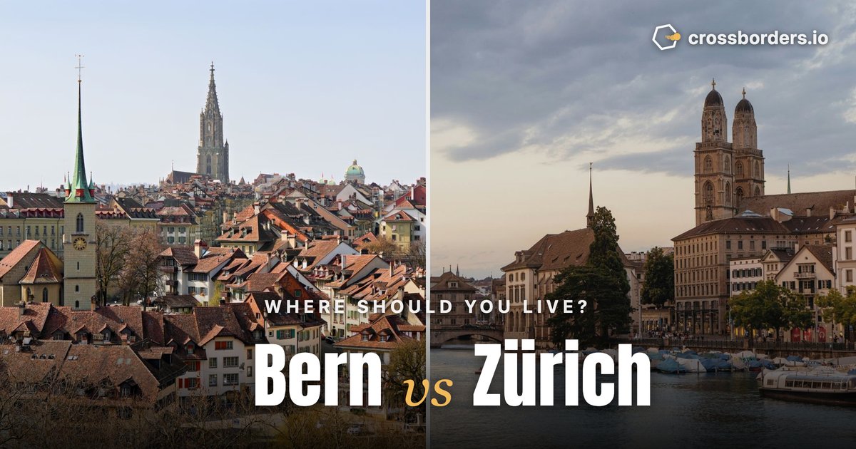 Bern vs Zürich — side-by-side city comparison