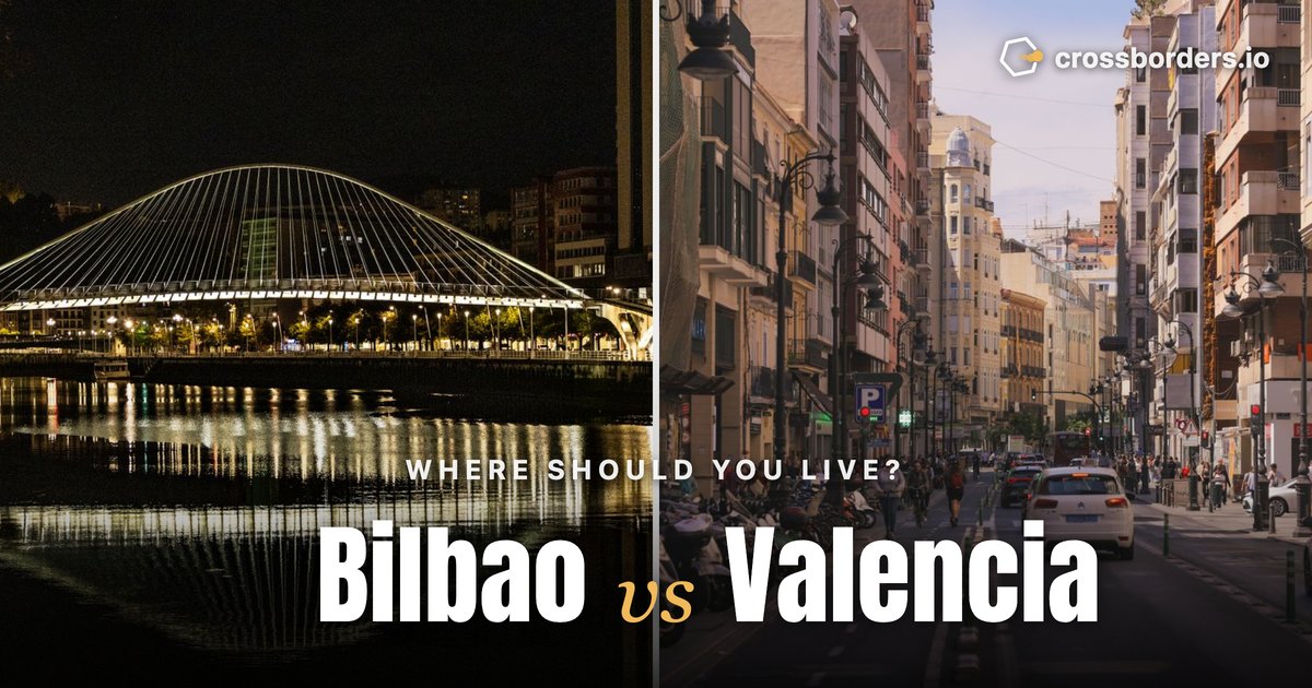 Bilbao vs Valencia — side-by-side city comparison