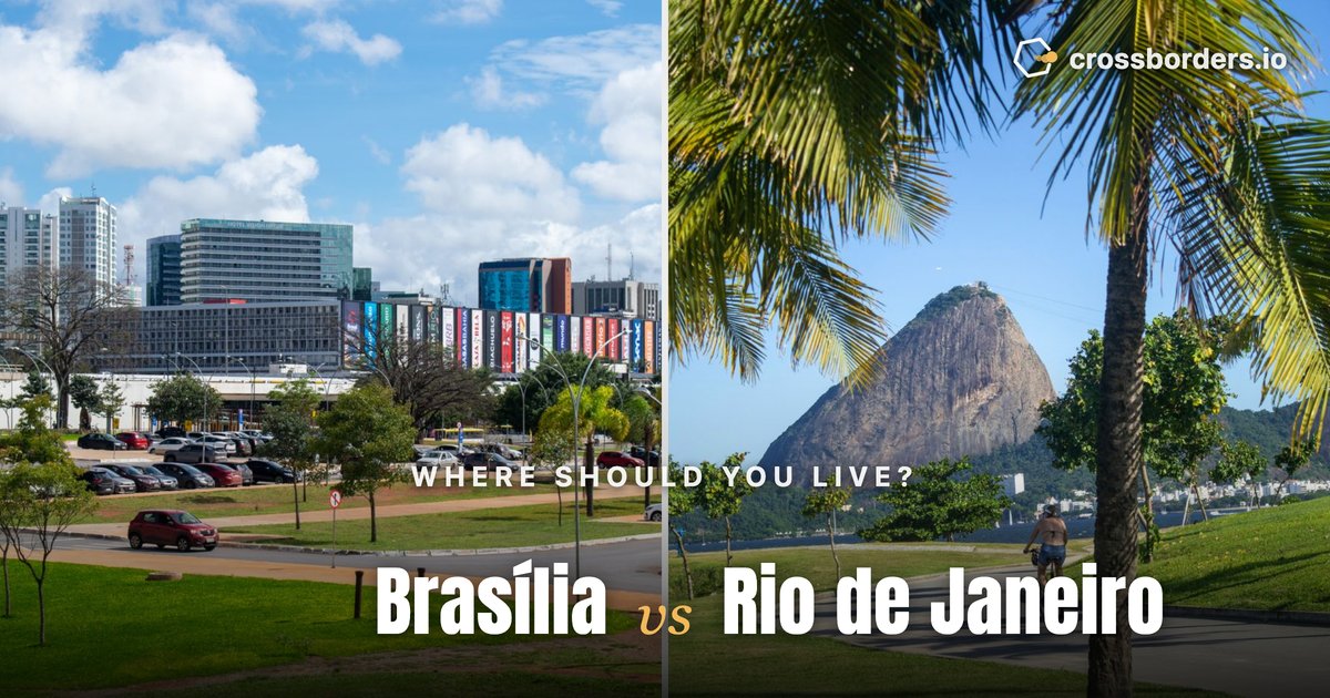 Brasília vs Rio de Janeiro — side-by-side city comparison