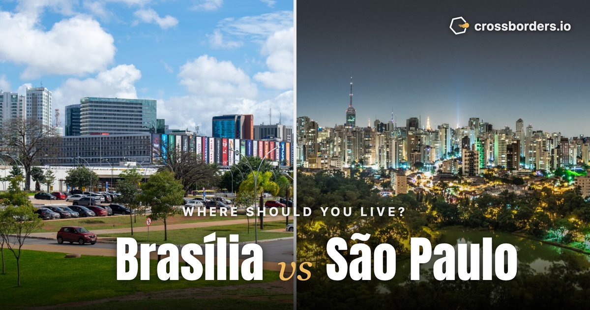 Brasília vs São Paulo — side-by-side city comparison