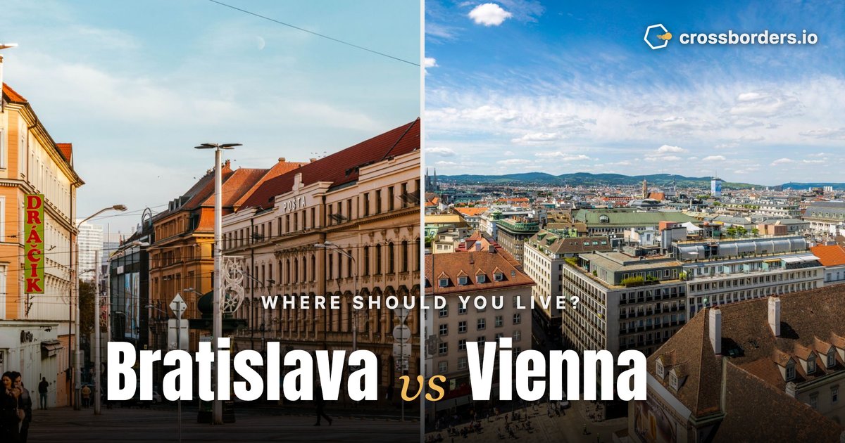 Bratislava vs Vienna — side-by-side city comparison
