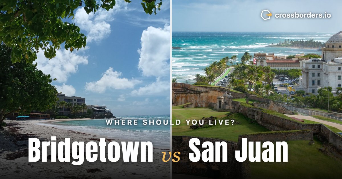 Bridgetown vs San Juan — side-by-side city comparison