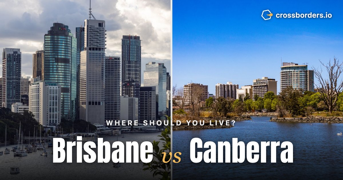 Brisbane vs Canberra — side-by-side city comparison