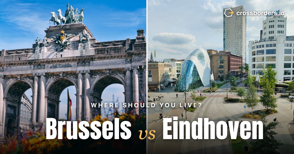 Brussels vs Eindhoven — side-by-side city comparison