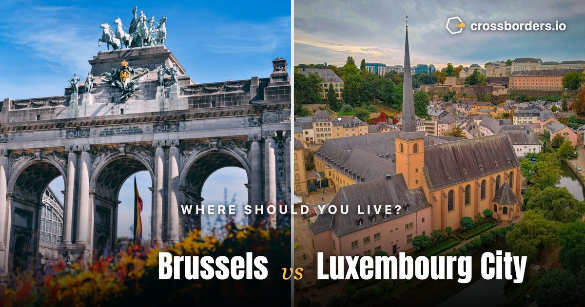 Brussels vs Luxembourg City — side-by-side city comparison