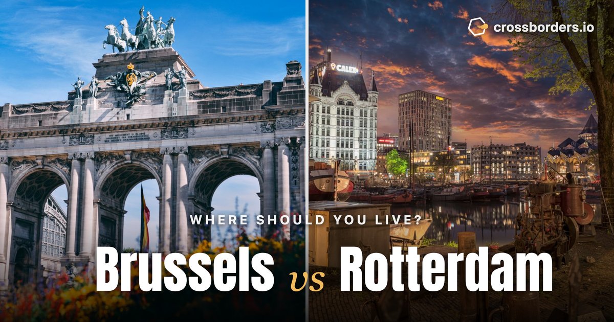 Brussels vs Rotterdam — side-by-side city comparison