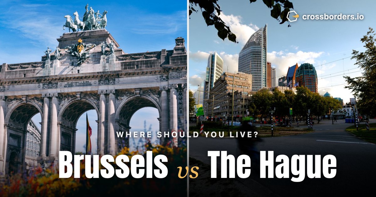 Brussels vs The Hague — side-by-side city comparison