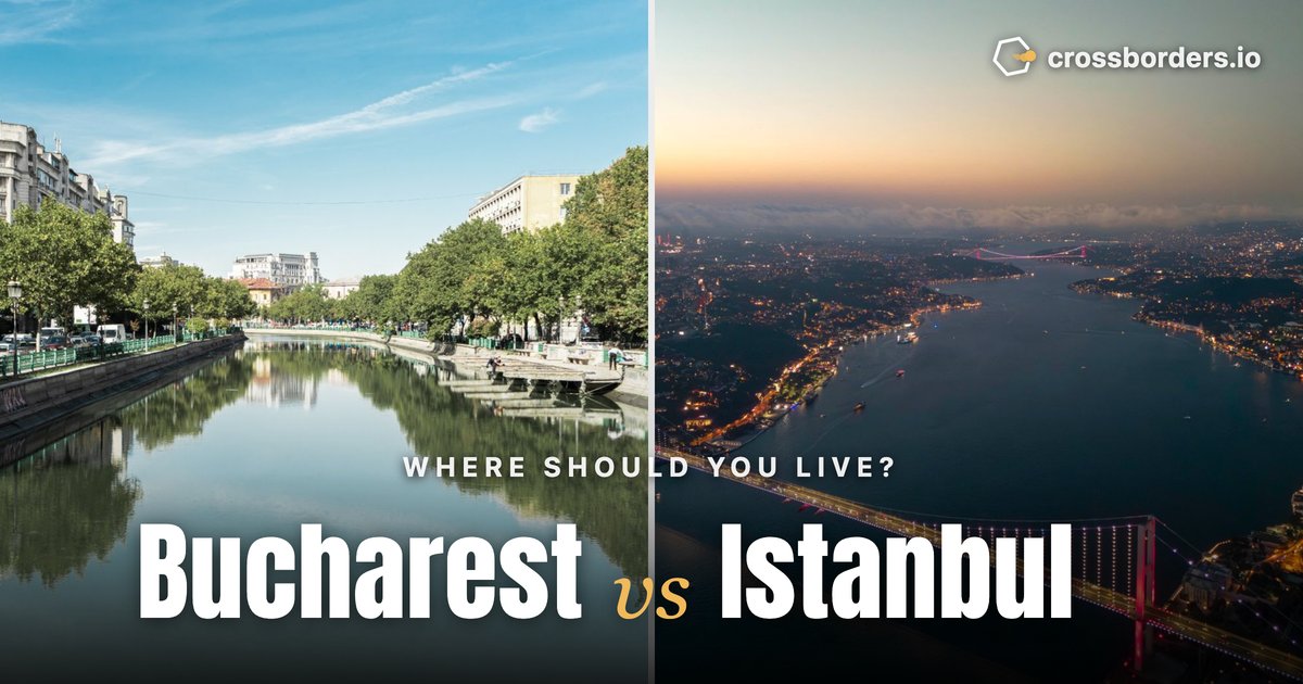 Bucharest vs Istanbul — side-by-side city comparison