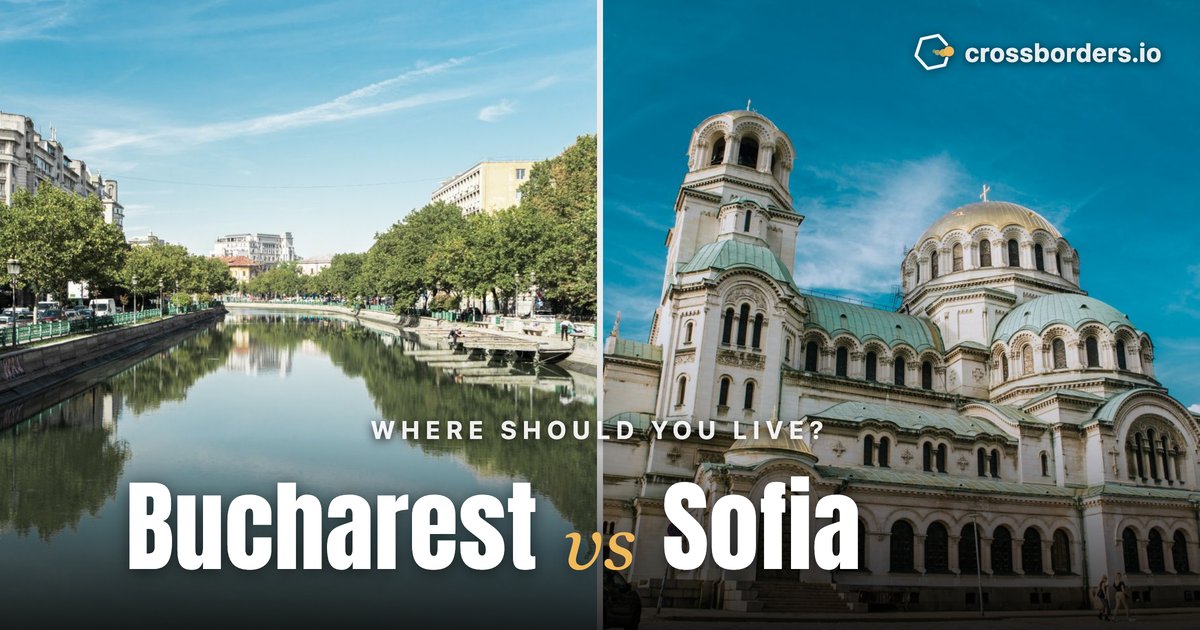 Bucharest vs Sofia — side-by-side city comparison