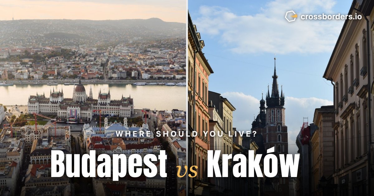 Budapest vs Kraków — side-by-side city comparison