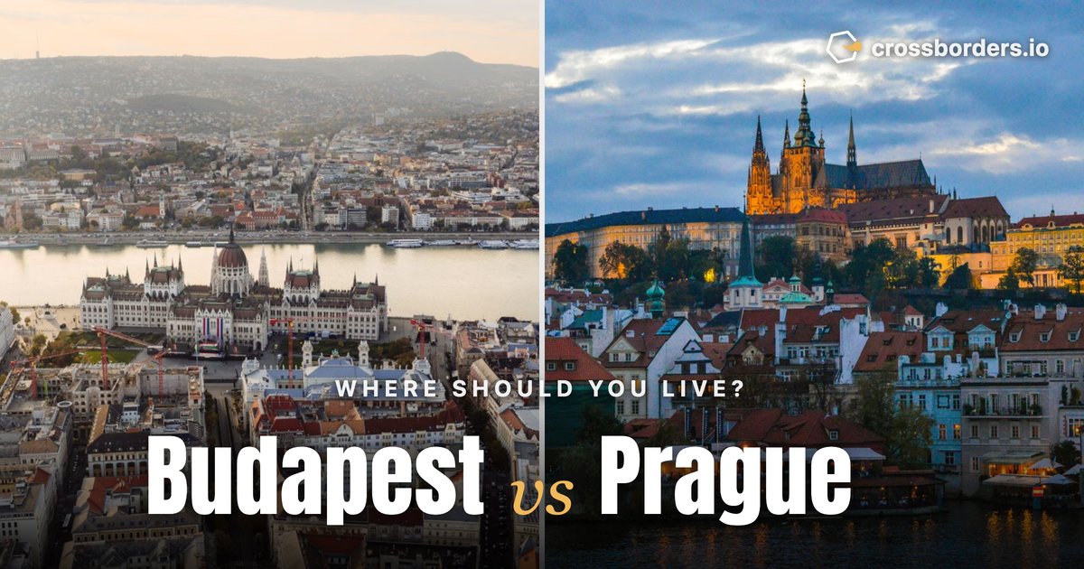Budapest vs Prague — side-by-side city comparison
