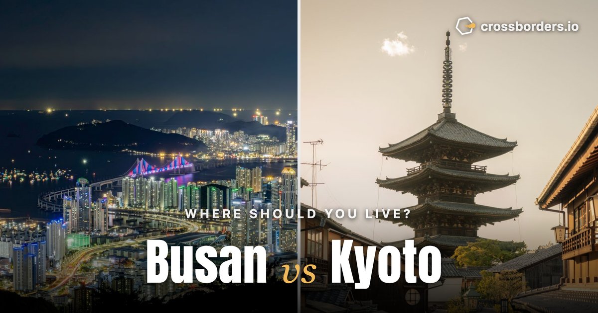 Busan vs Kyoto — side-by-side city comparison