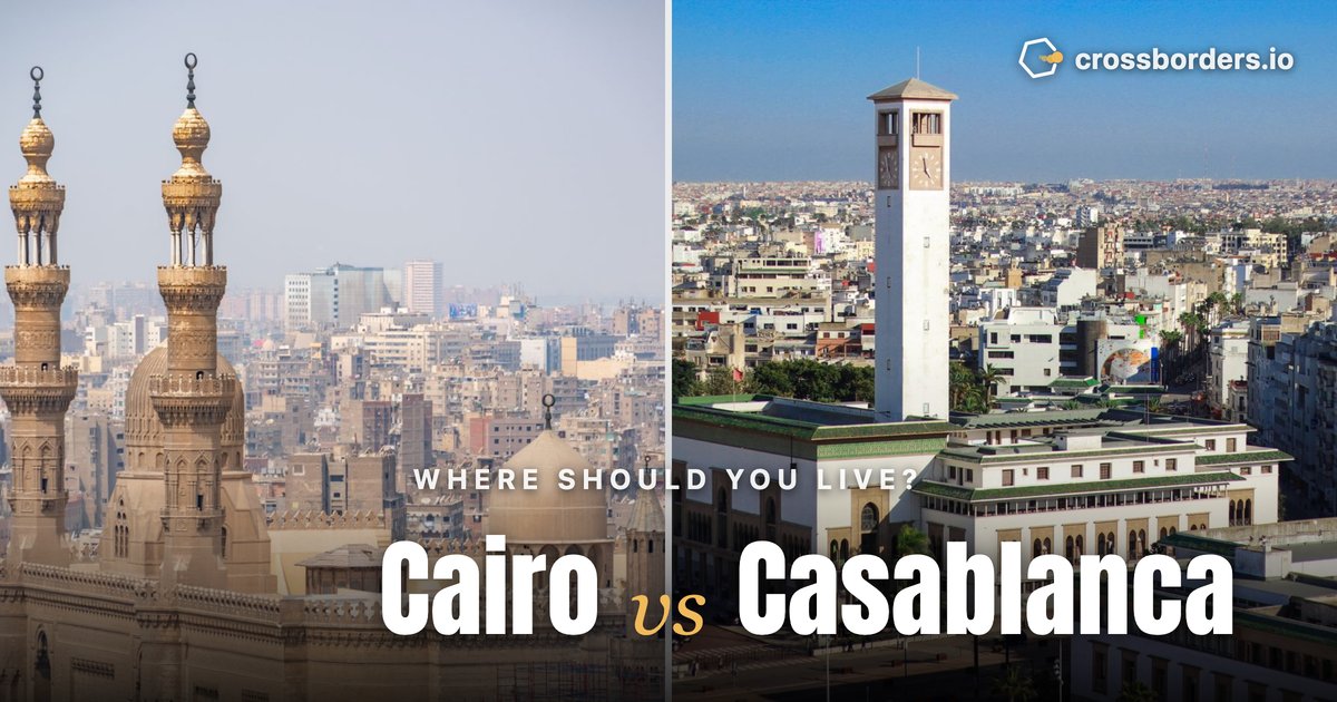 Cairo vs Casablanca — side-by-side city comparison
