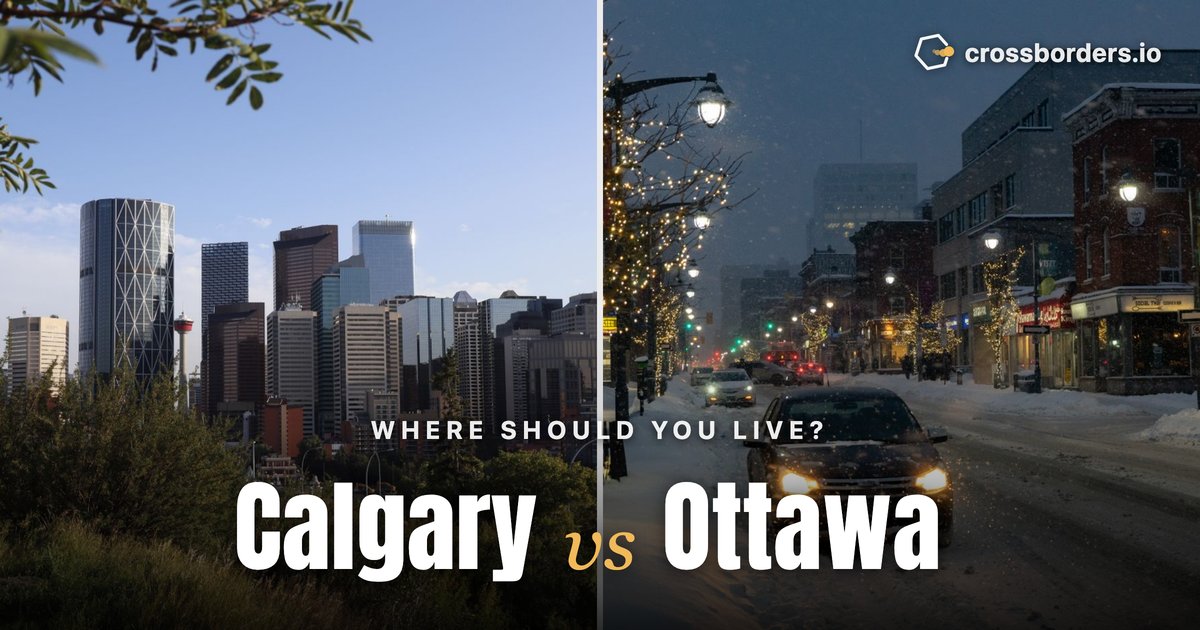 Calgary vs Ottawa — side-by-side city comparison