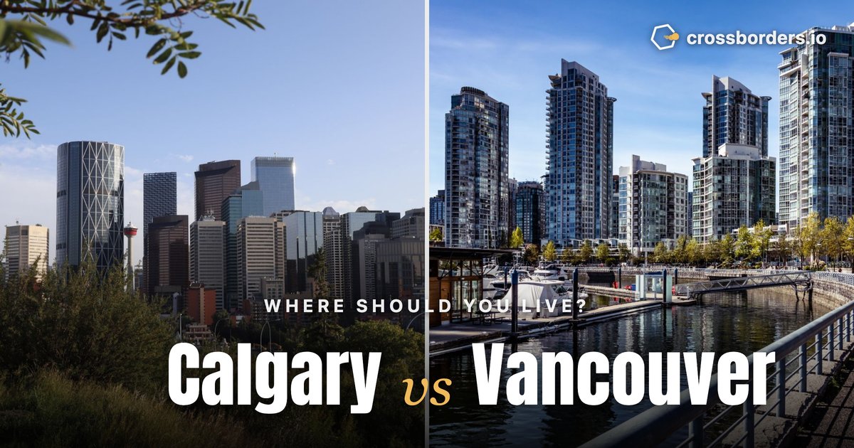 Calgary vs Vancouver — side-by-side city comparison