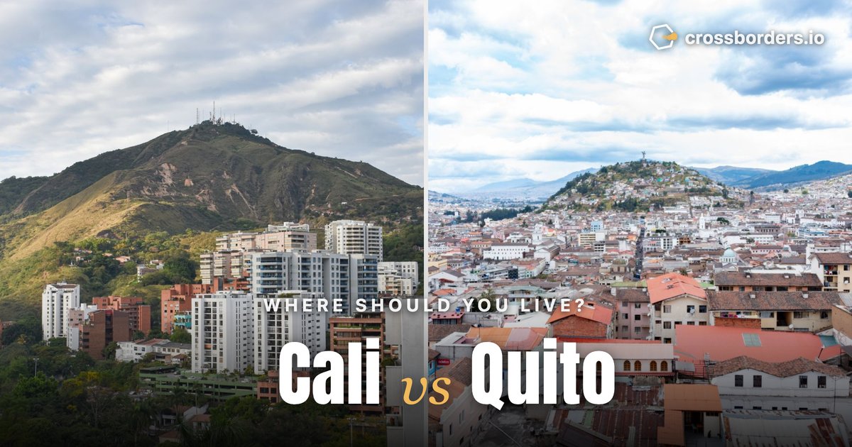 Cali vs Quito — side-by-side city comparison