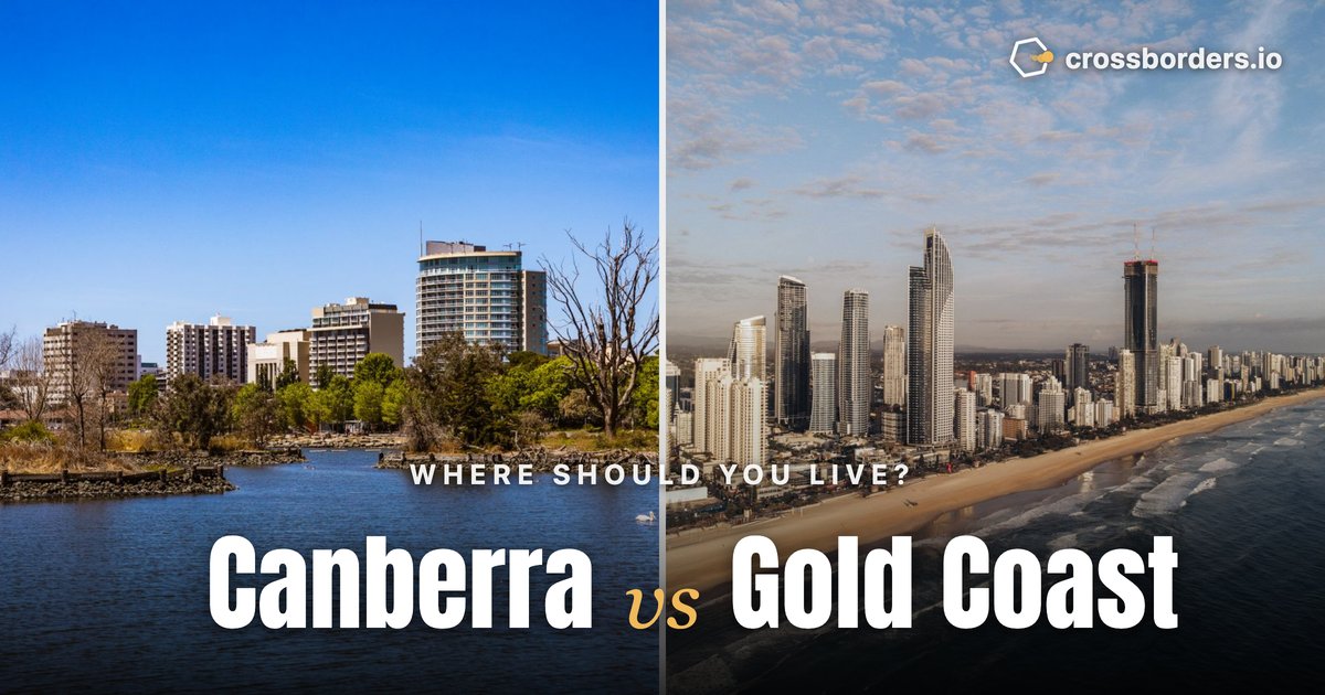 Canberra vs Gold Coast — side-by-side city comparison