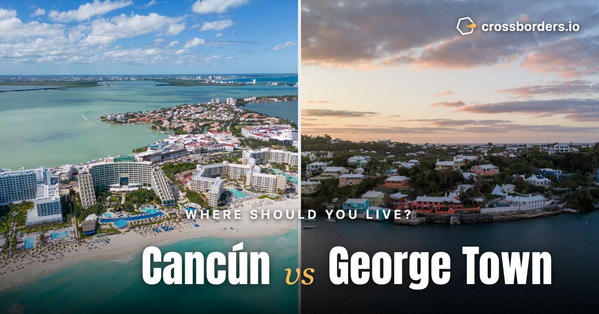 Cancún vs George Town — side-by-side city comparison