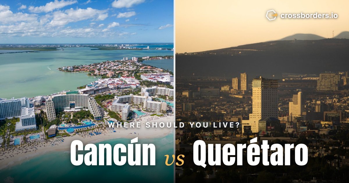 Cancún vs Querétaro — side-by-side city comparison