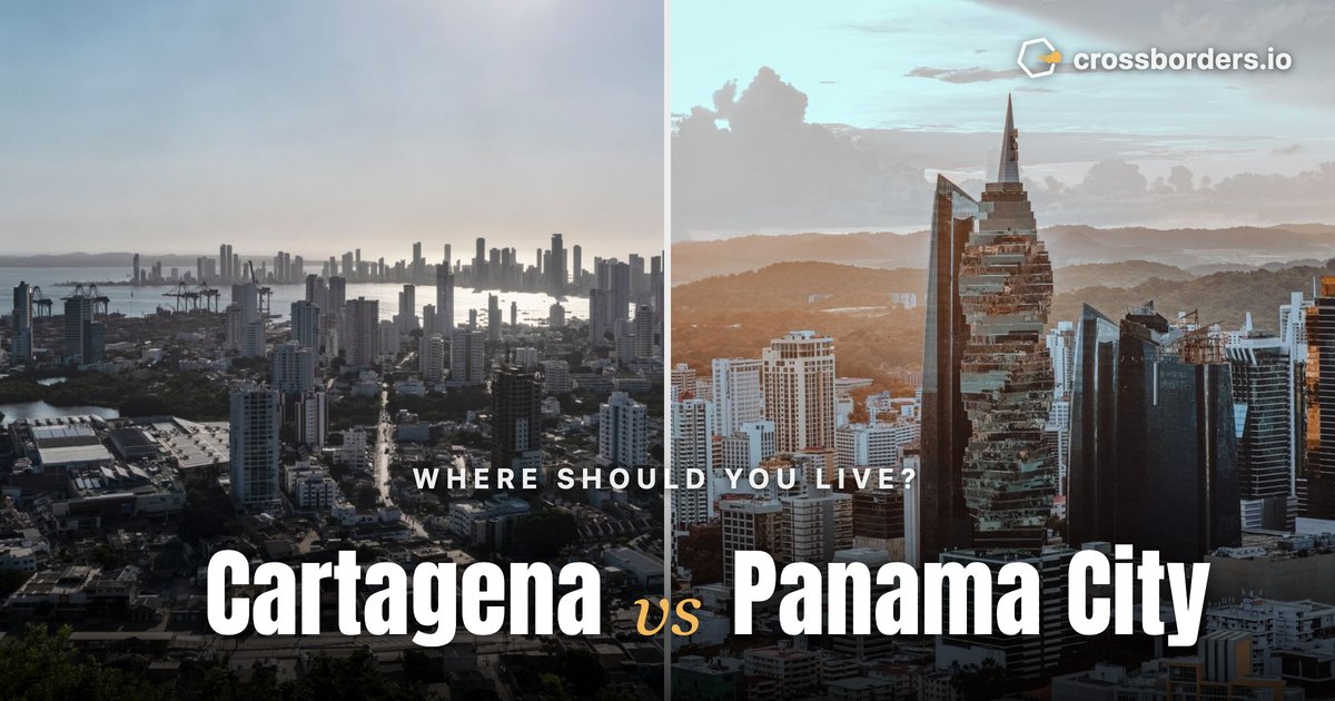 Cartagena vs Panama City — side-by-side city comparison