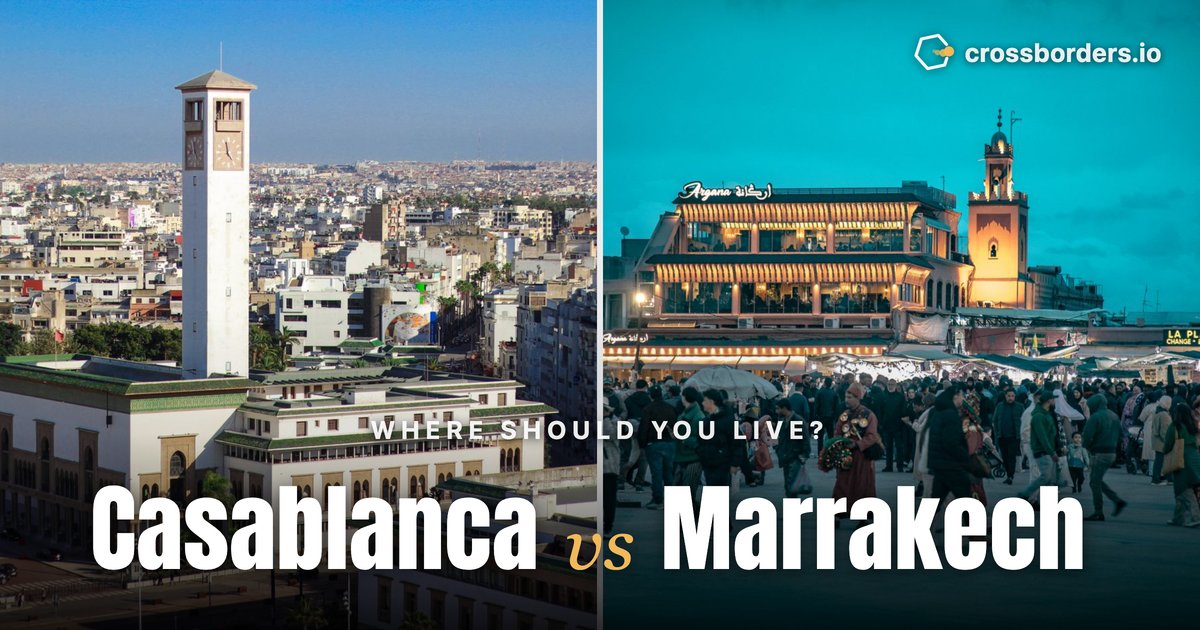 Casablanca vs Marrakech — side-by-side city comparison