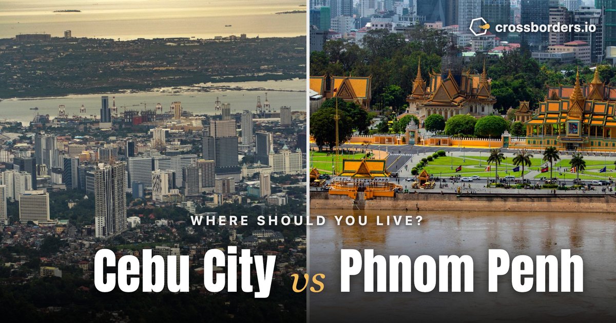 Cebu City vs Phnom Penh — side-by-side city comparison