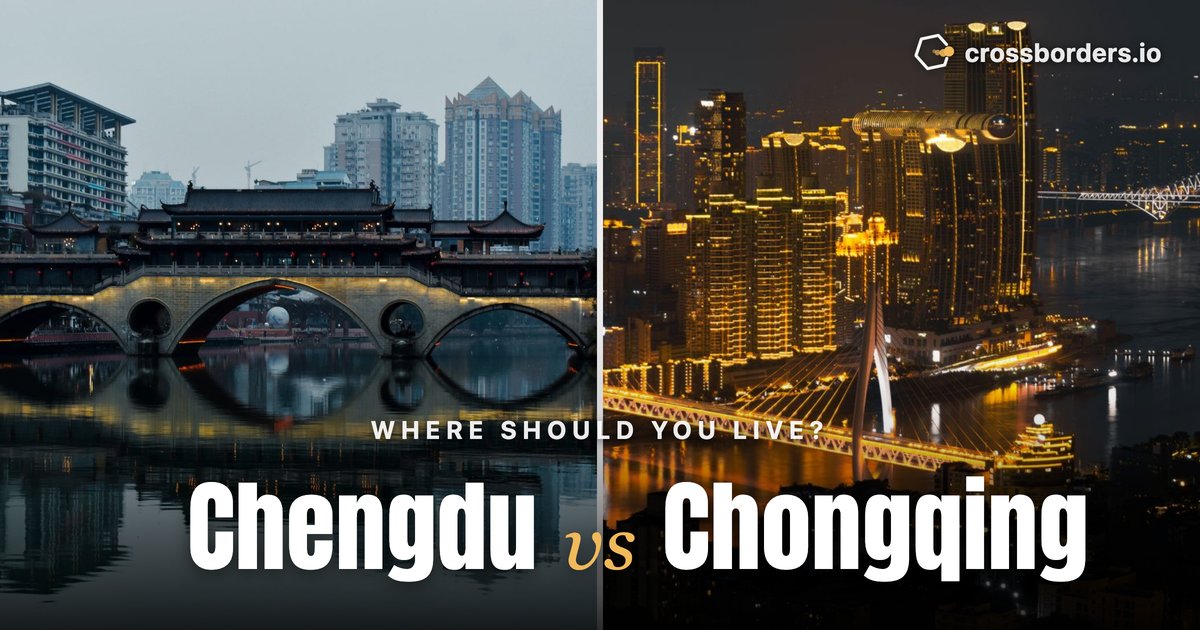 Chengdu vs Chongqing — side-by-side city comparison