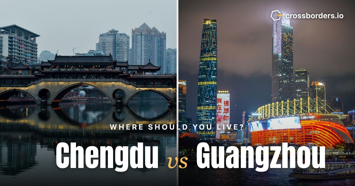 Chengdu vs Guangzhou — side-by-side city comparison
