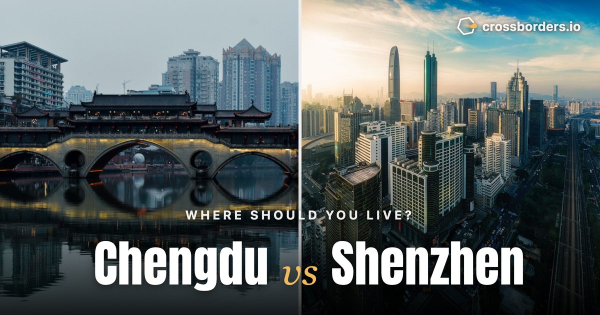 Chengdu vs Shenzhen — side-by-side city comparison