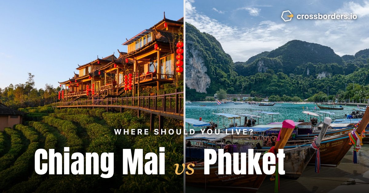 Chiang Mai vs Phuket — side-by-side city comparison