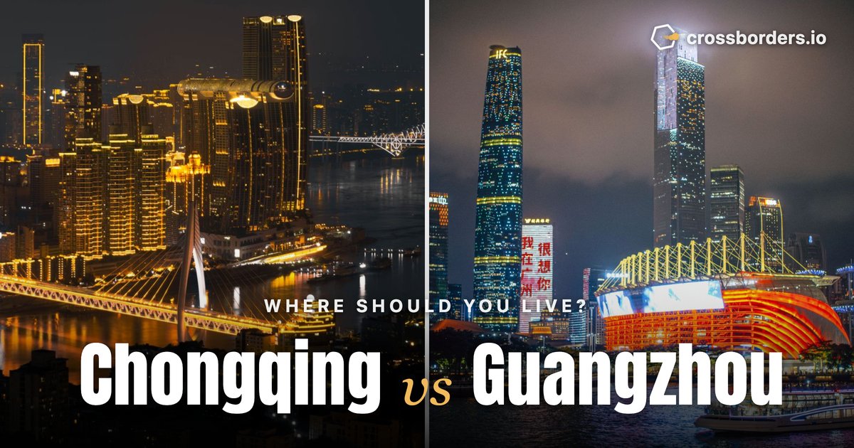 Chongqing vs Guangzhou — side-by-side city comparison