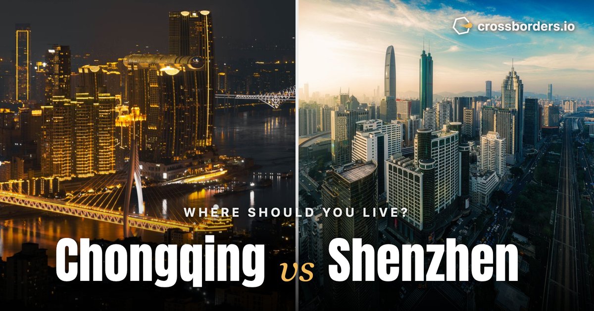 Chongqing vs Shenzhen — side-by-side city comparison