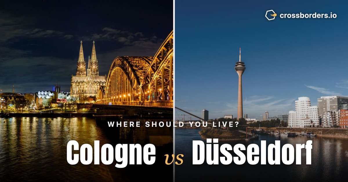 Cologne vs Düsseldorf — side-by-side city comparison