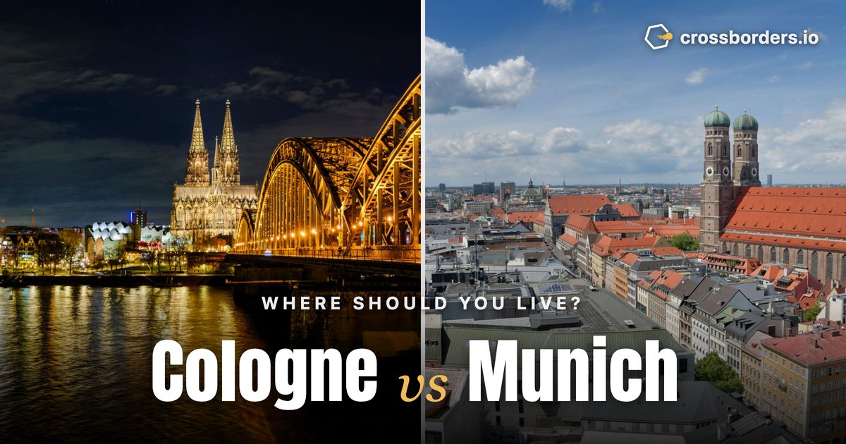Cologne vs Munich — side-by-side city comparison