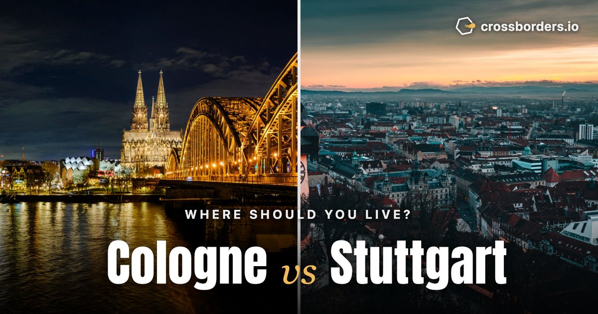 Cologne vs Stuttgart — side-by-side city comparison