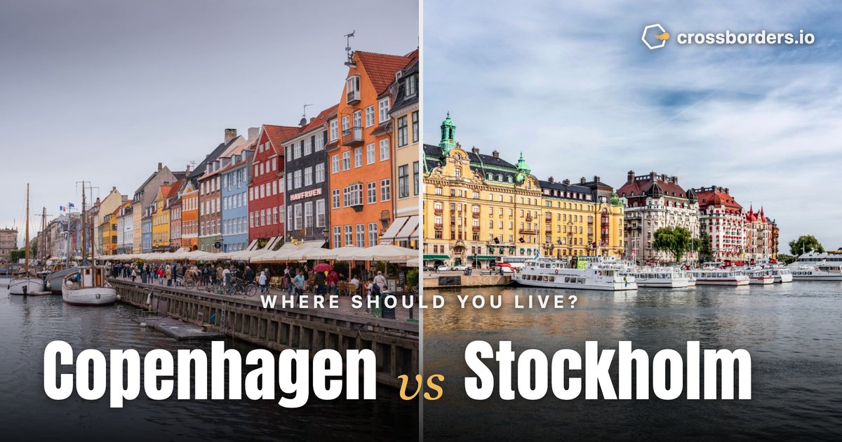 Copenhagen vs Stockholm — side-by-side city comparison